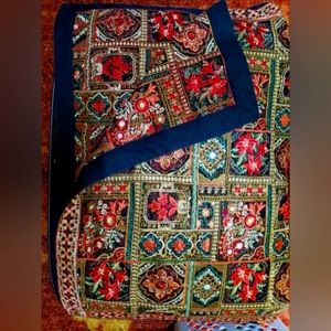 Hand-embroidered shawls